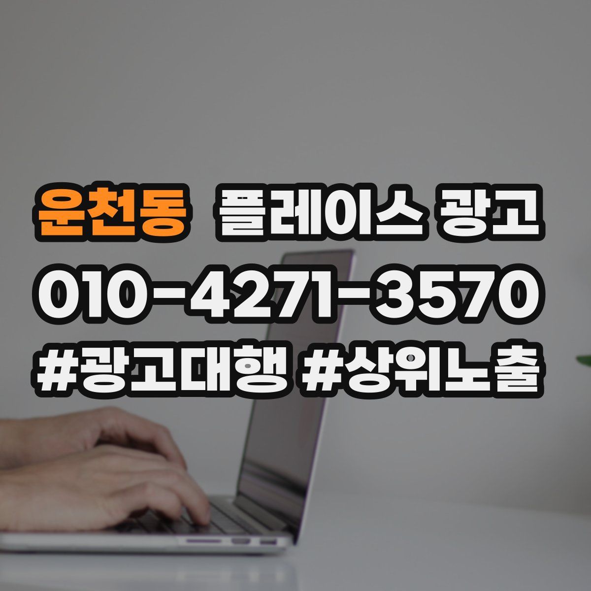 운천동 플레이스 광고