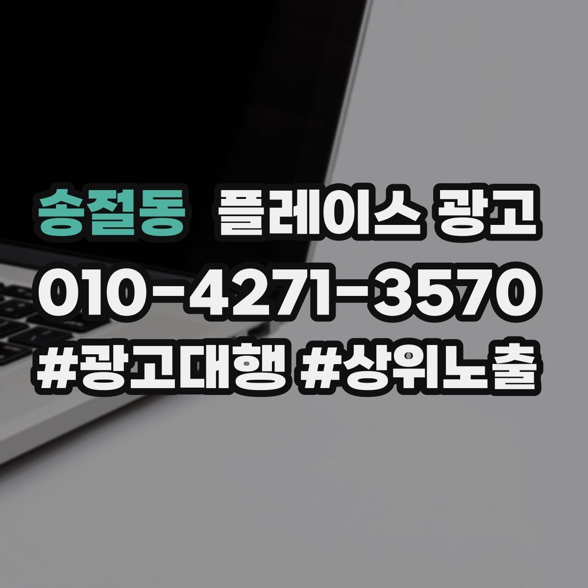 송절동 플레이스 광고