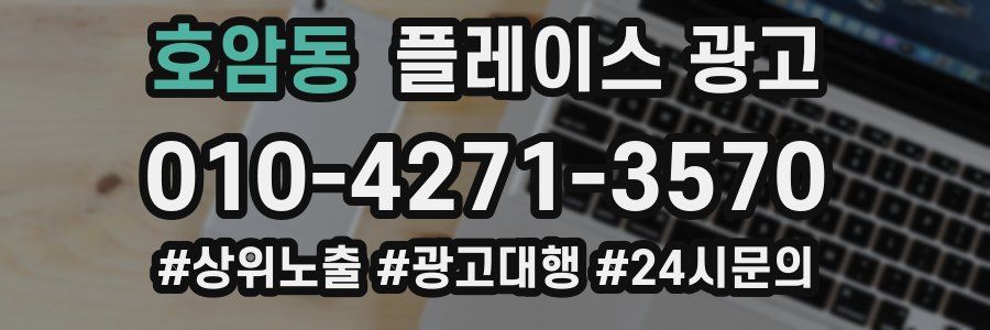 호암동 플레이스 광고