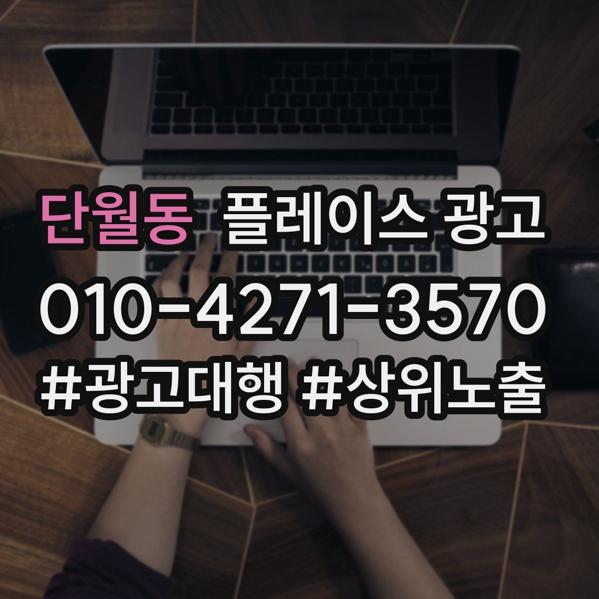 단월동 플레이스 광고