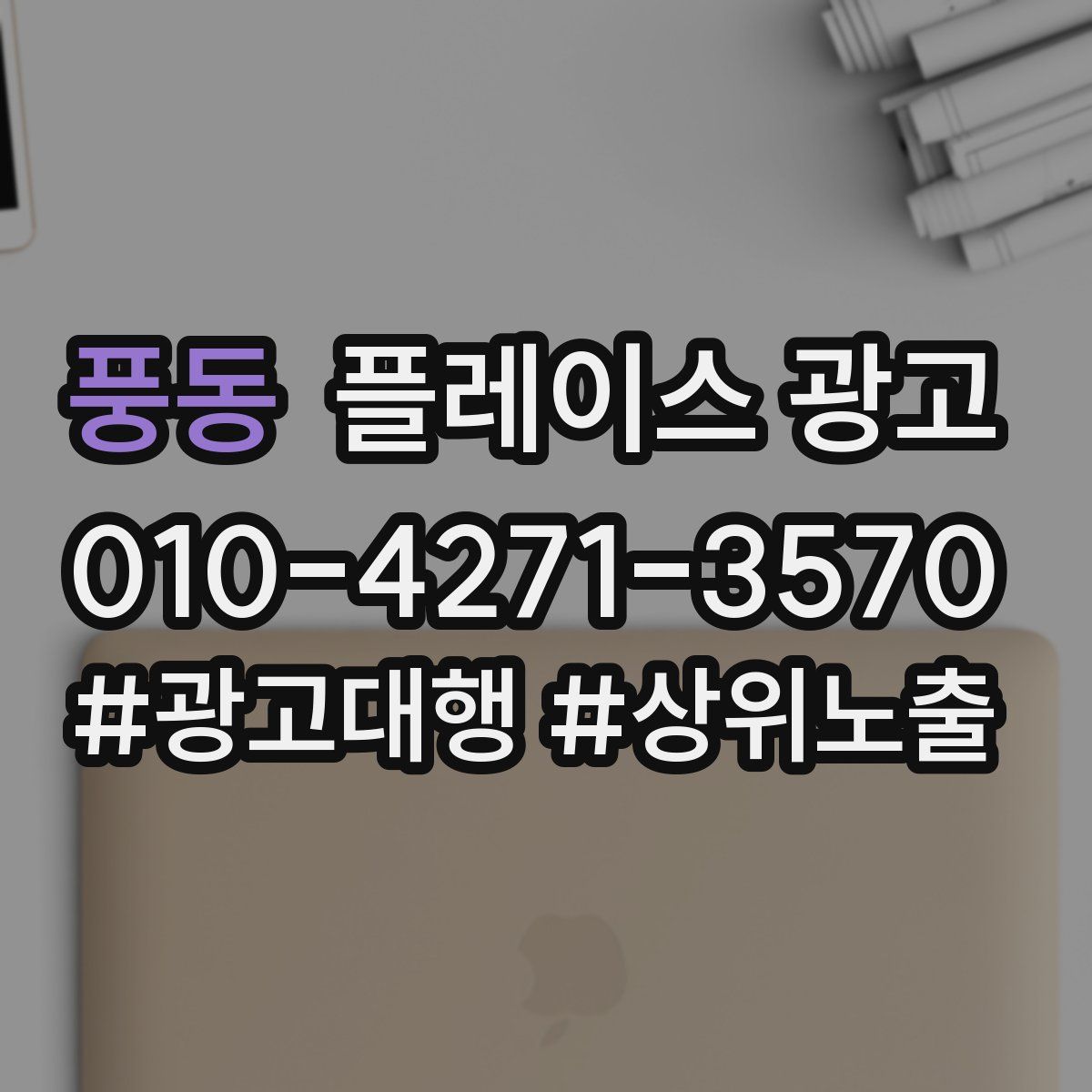 풍동 플레이스 광고