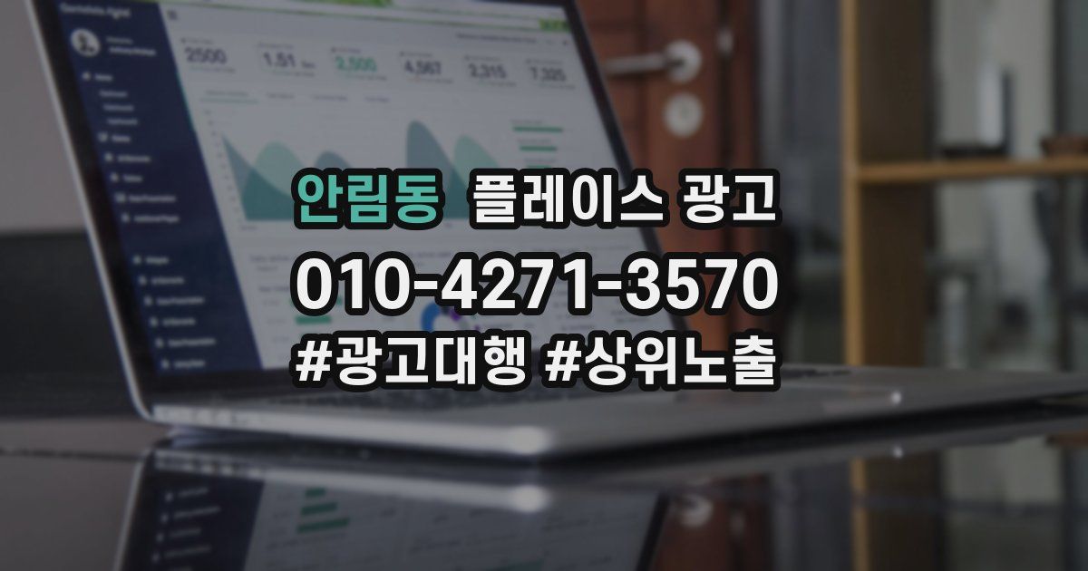 안림동 플레이스 광고
