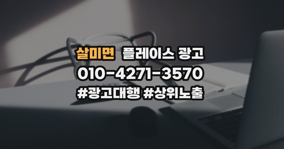 살미면 플레이스 광고