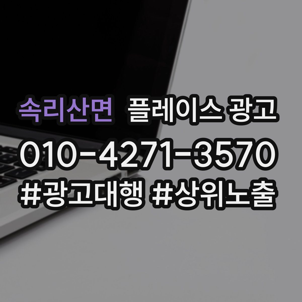 속리산면 플레이스 광고