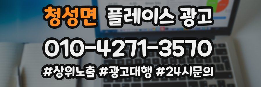 청성면 플레이스 광고