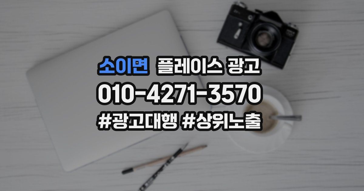 소이면 플레이스 광고