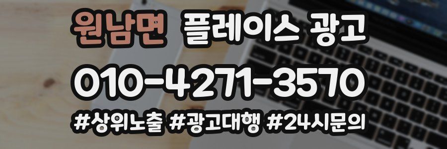 원남면 플레이스 광고