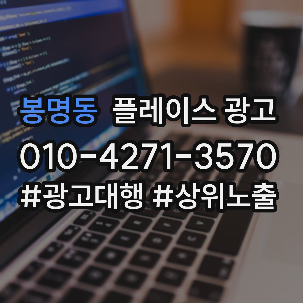 봉명동 플레이스 광고