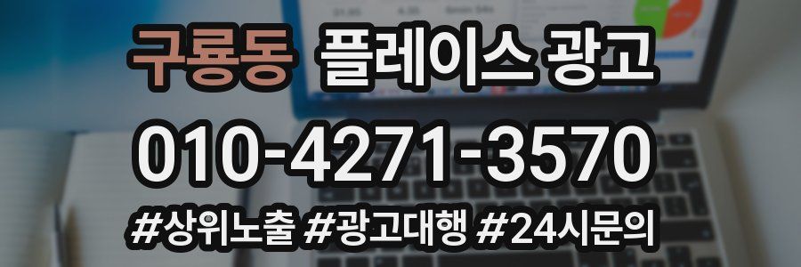 구룡동 플레이스 광고