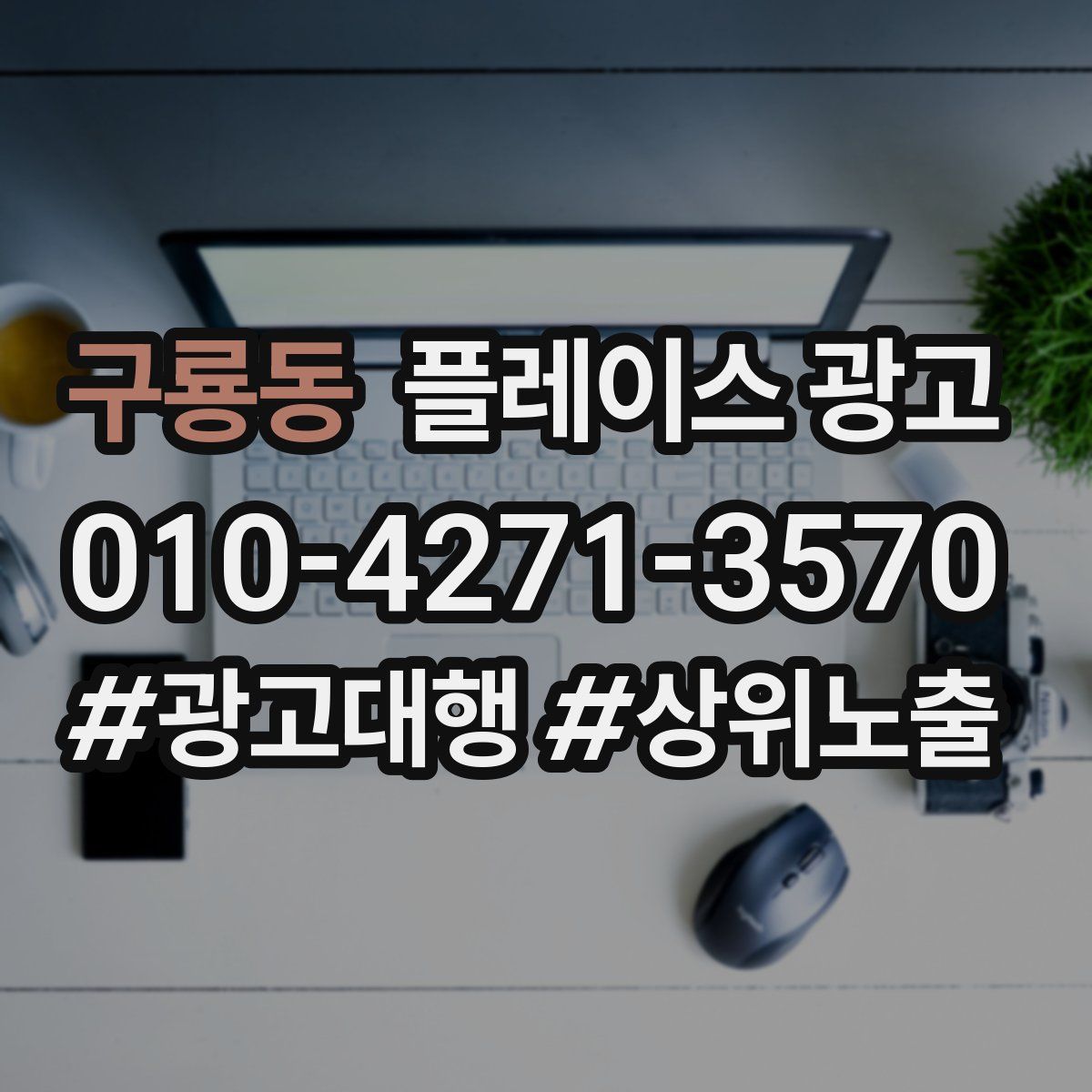 구룡동 플레이스 광고