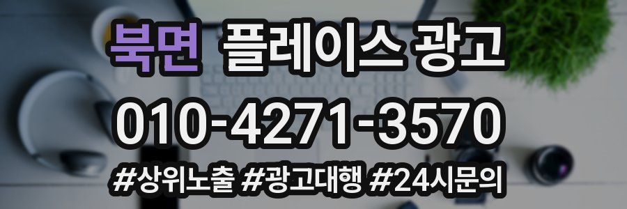 북면 플레이스 광고