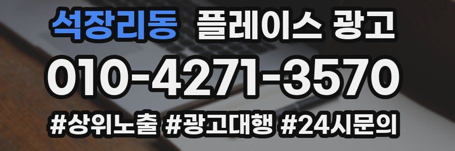 석장리동 플레이스 광고