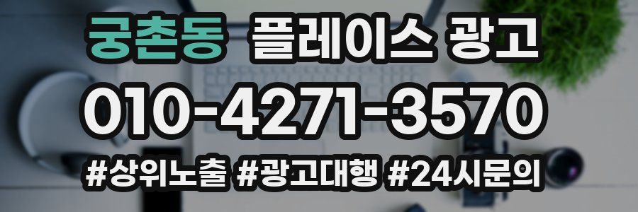 궁촌동 플레이스 광고