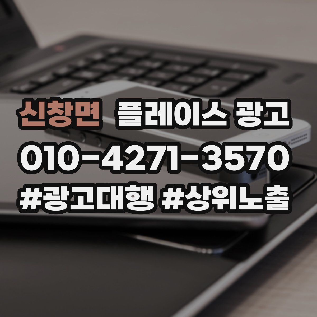 신창면 플레이스 광고