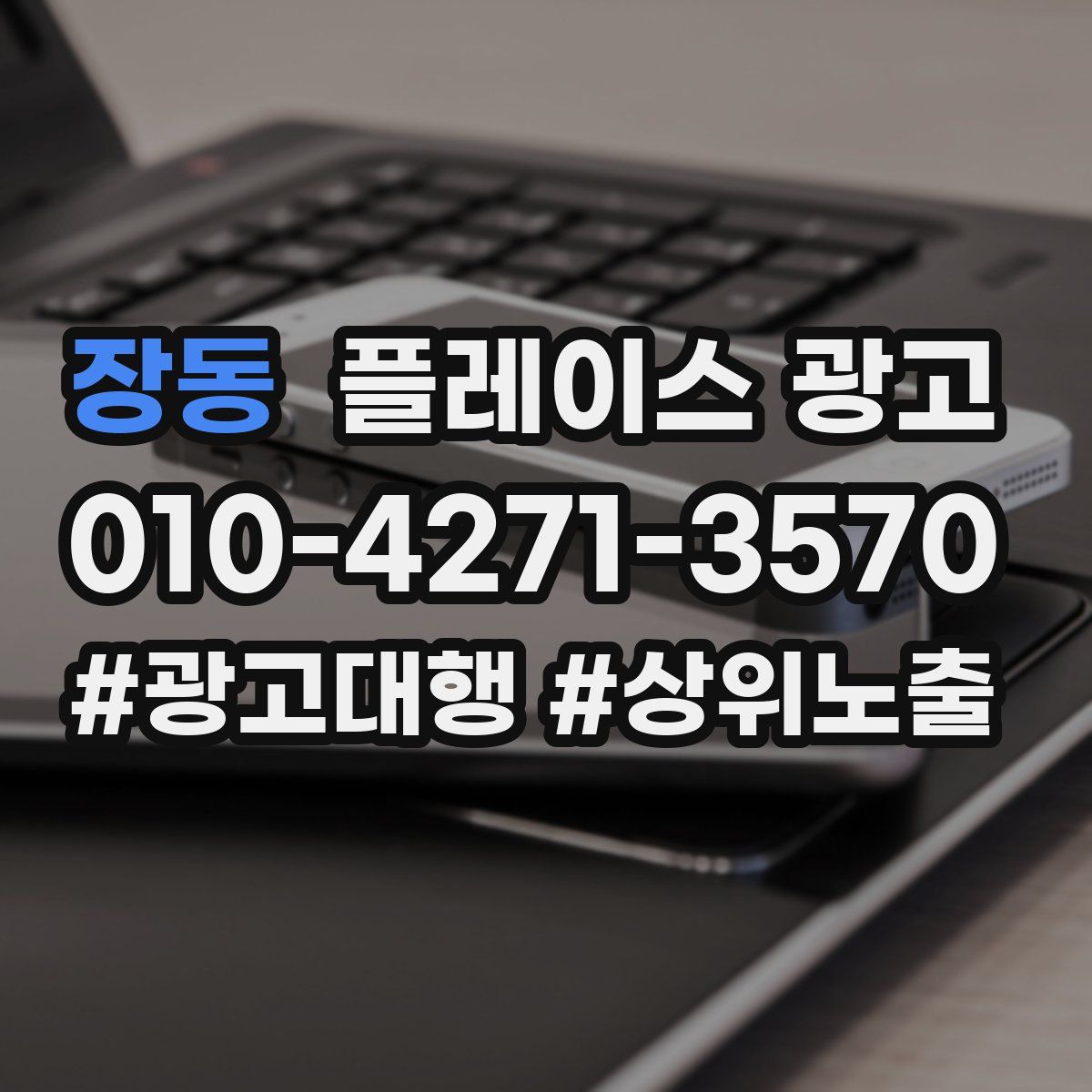 장동 플레이스 광고
