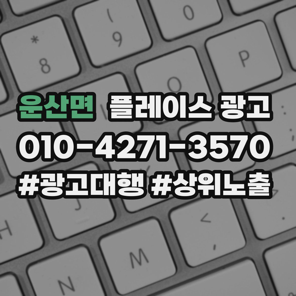 운산면 플레이스 광고