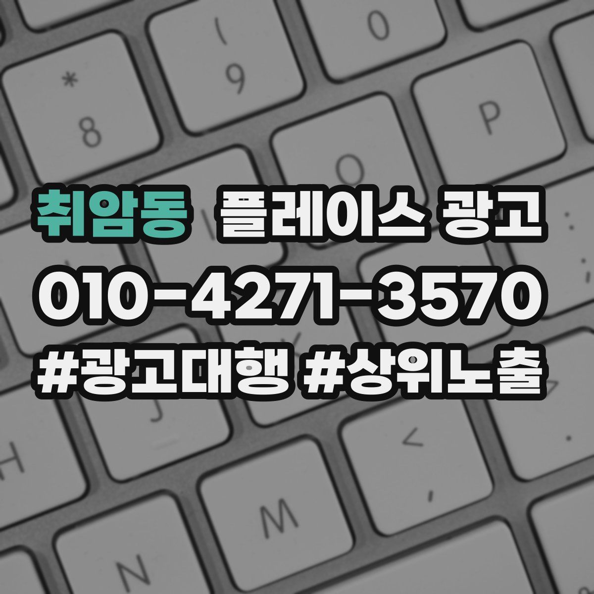 취암동 플레이스 광고