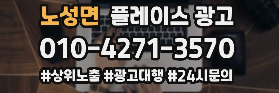 노성면 플레이스 광고