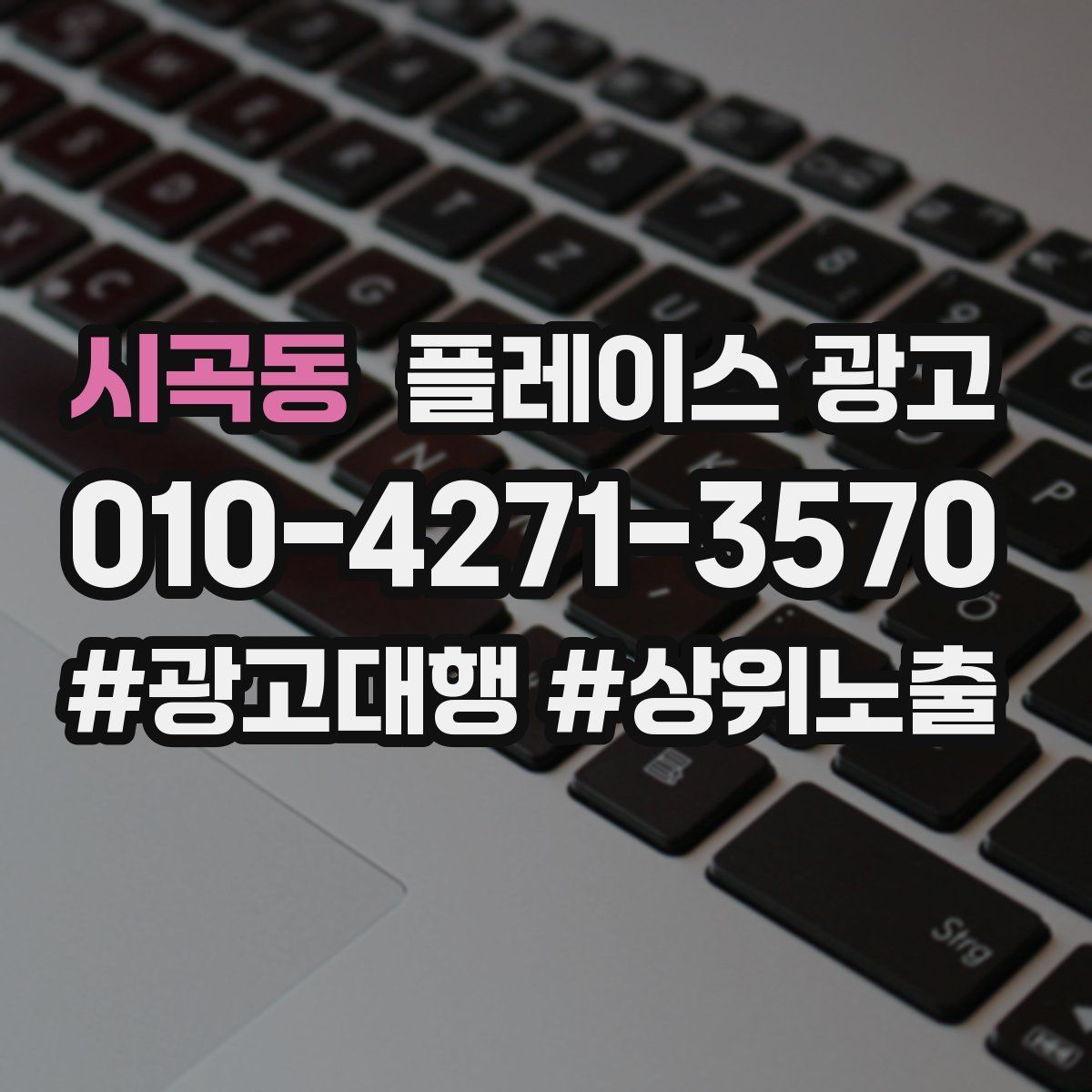 시곡동 플레이스 광고