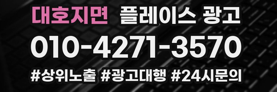 대호지면 플레이스 광고