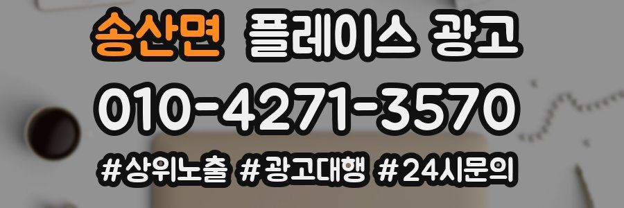 송산면 플레이스 광고