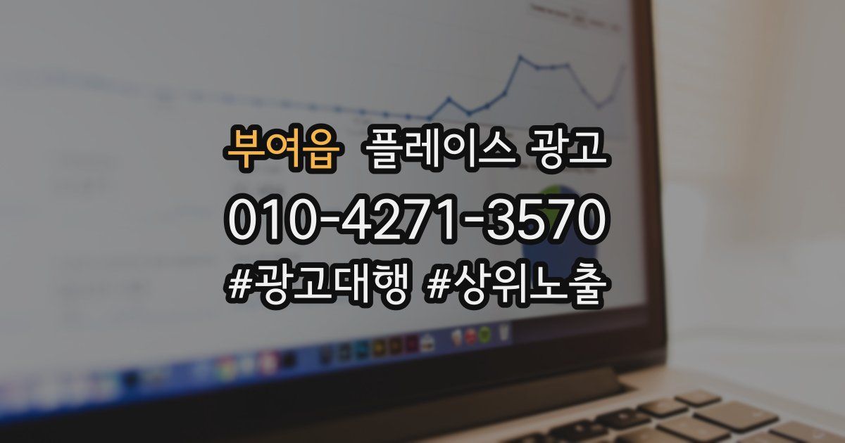 부여읍 플레이스 광고