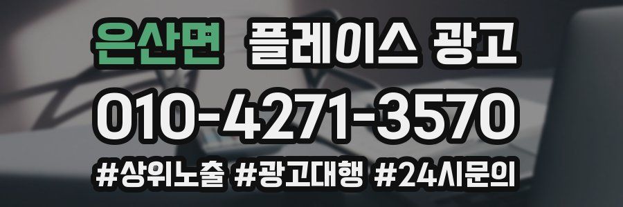 은산면 플레이스 광고
