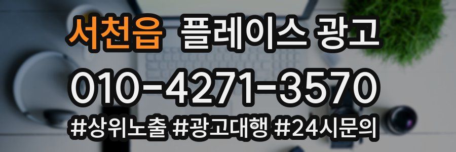 서천읍 플레이스 광고