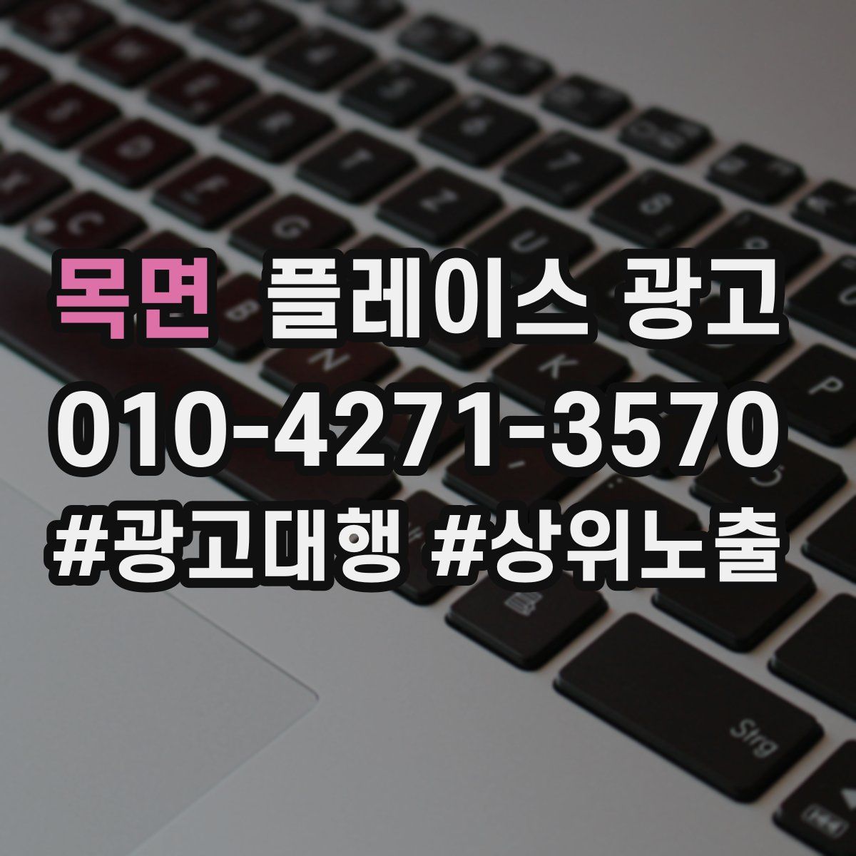 목면 플레이스 광고