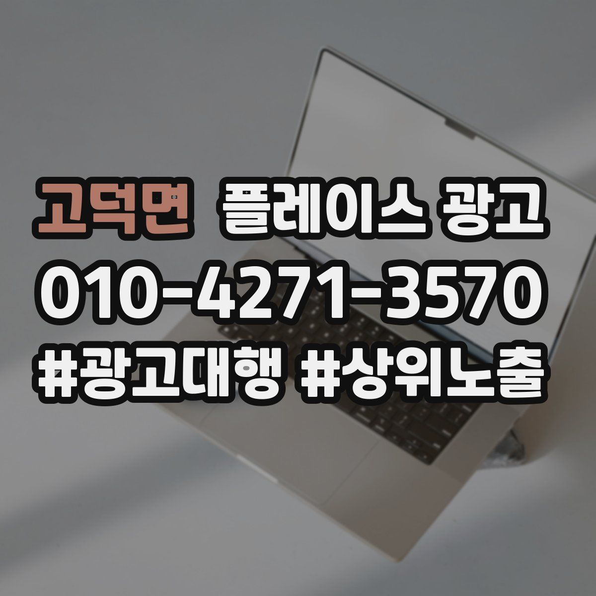 고덕면 플레이스 광고