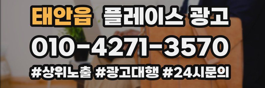 태안읍 플레이스 광고