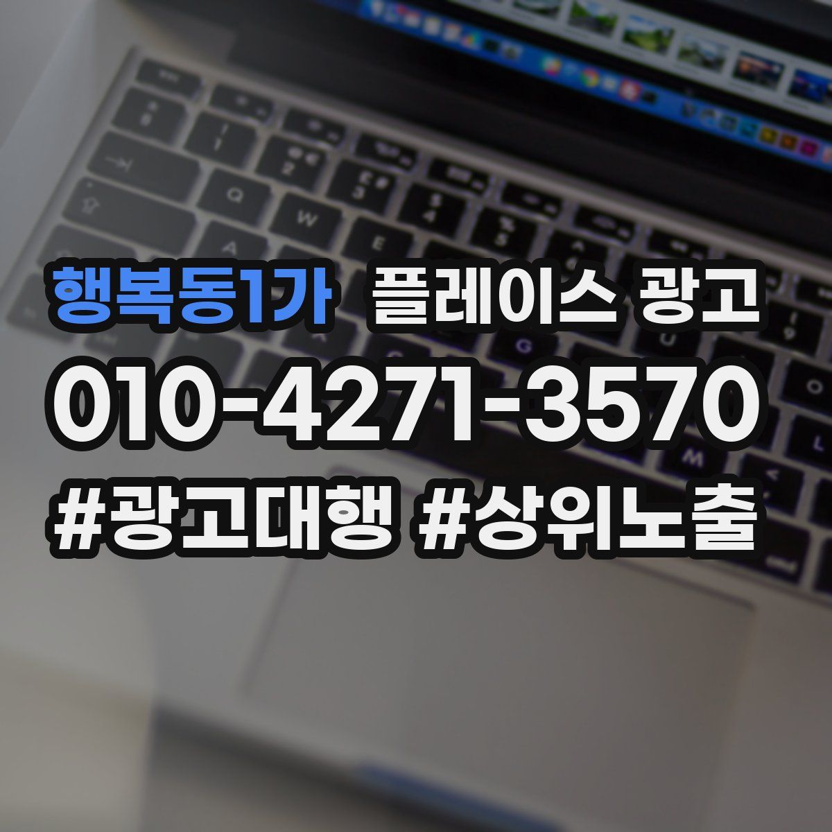 행복동1가 플레이스 광고