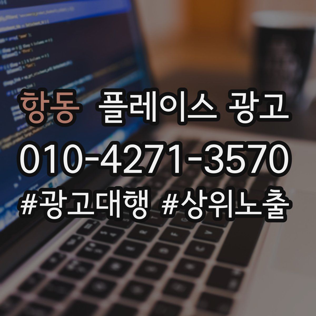 항동 플레이스 광고