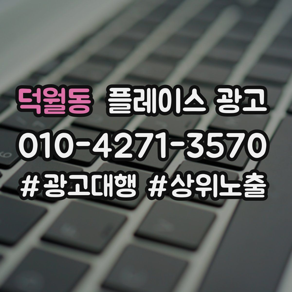 덕월동 플레이스 광고