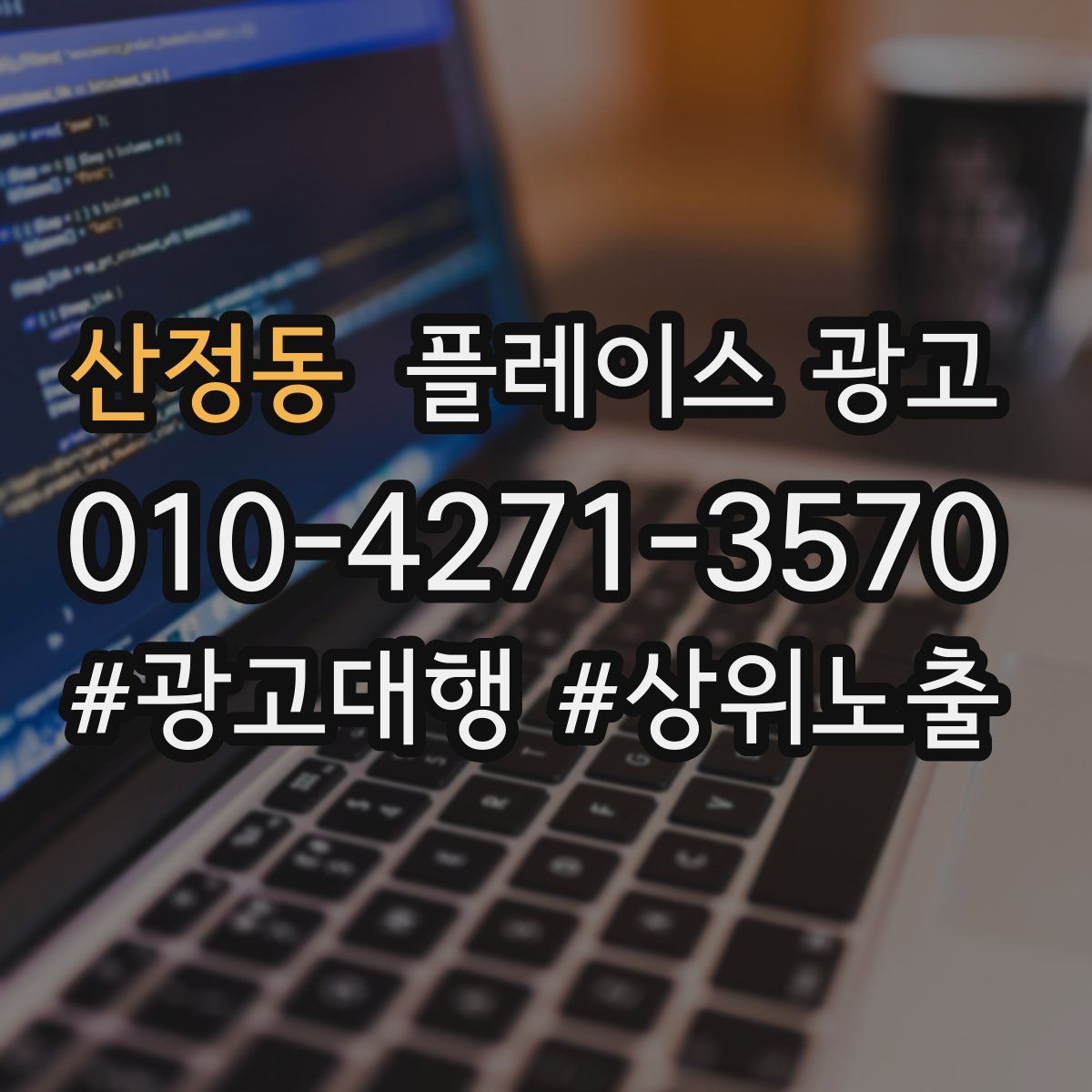 산정동 플레이스 광고