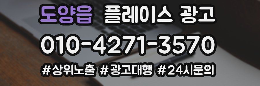 도양읍 플레이스 광고