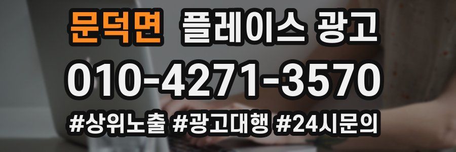 문덕면 플레이스 광고