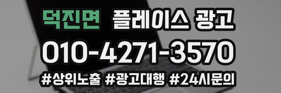 덕진면 플레이스 광고