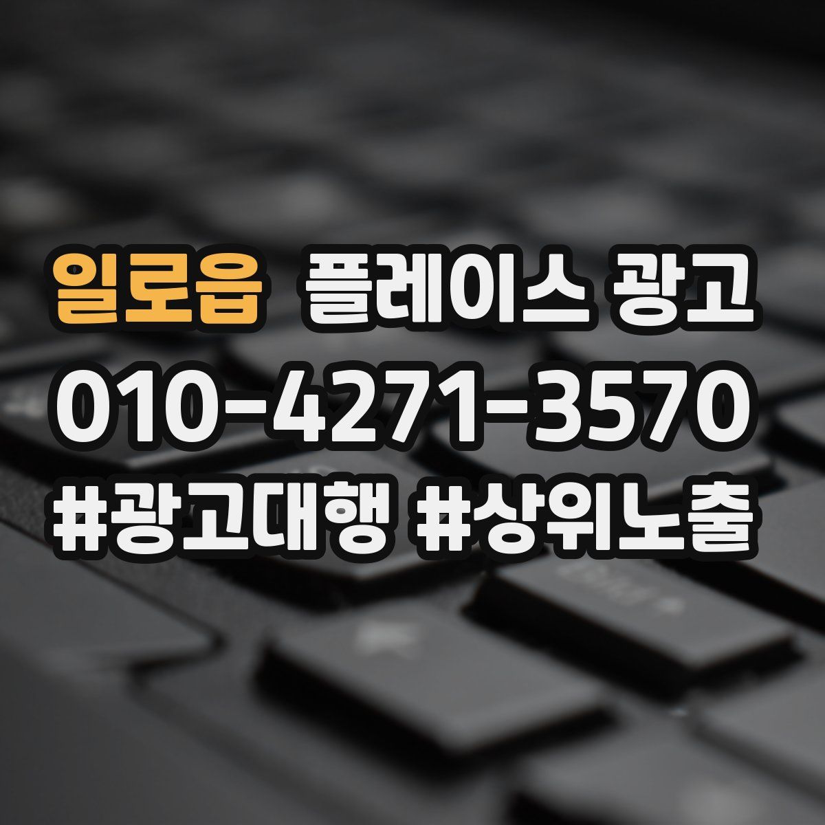 일로읍 플레이스 광고