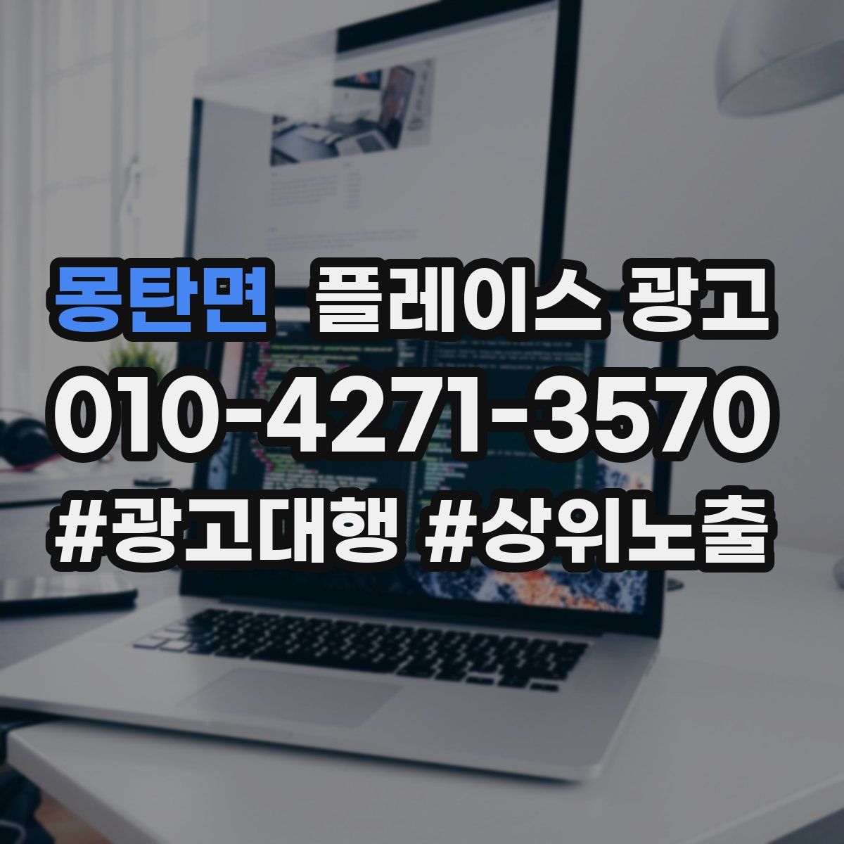 몽탄면 플레이스 광고