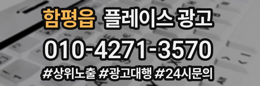 함평읍 플레이스 광고