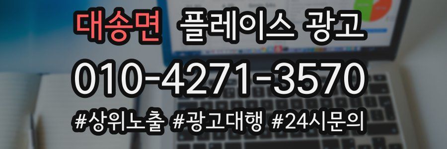 대송면 플레이스 광고