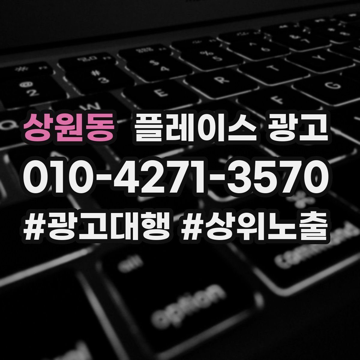 상원동 플레이스 광고