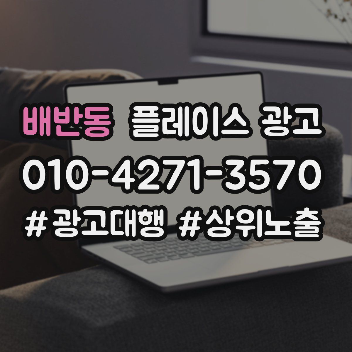 배반동 플레이스 광고