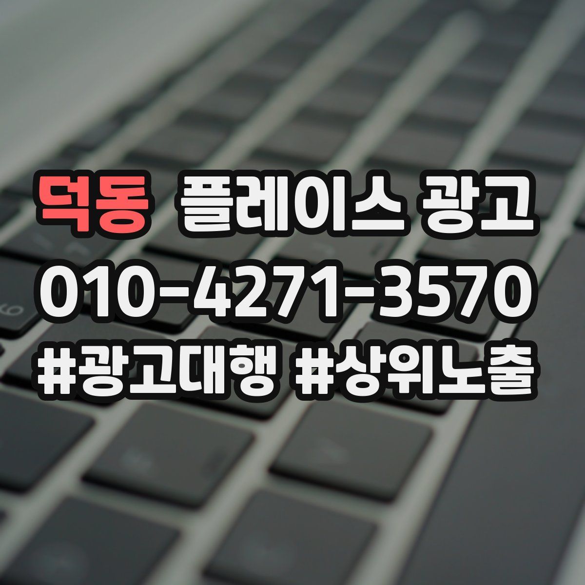 덕동 플레이스 광고