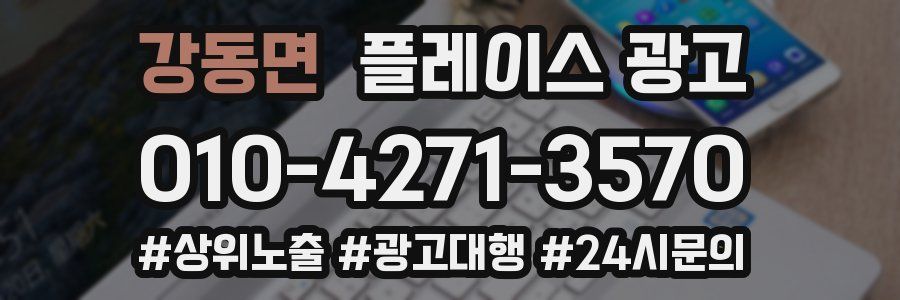 강동면 플레이스 광고