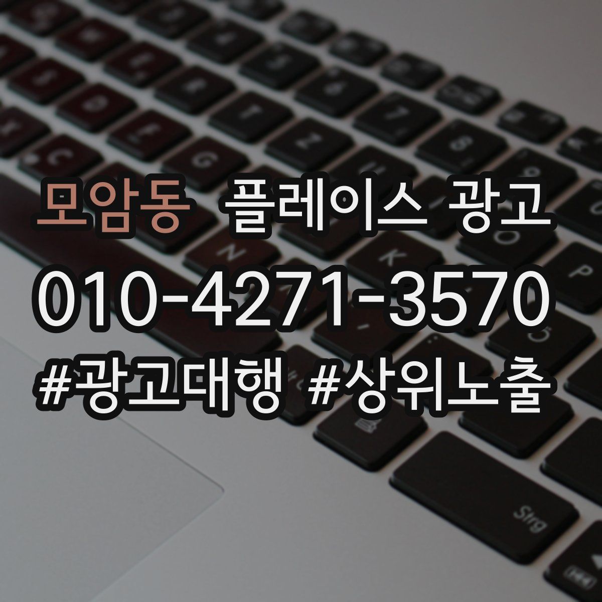 모암동 플레이스 광고