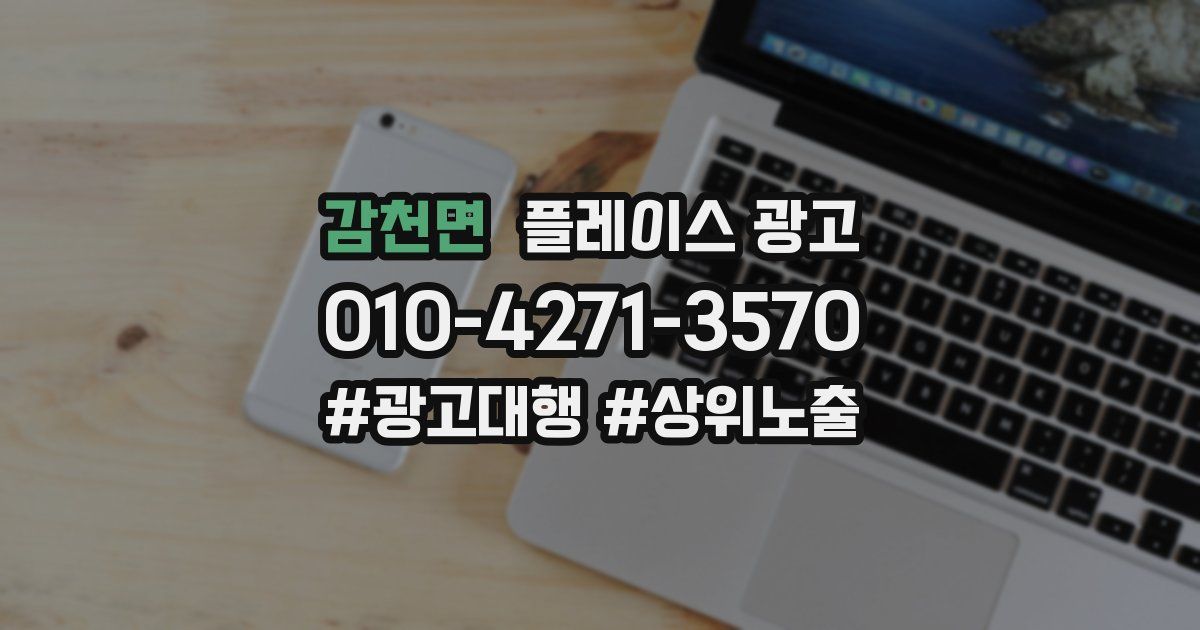 감천면 플레이스 광고