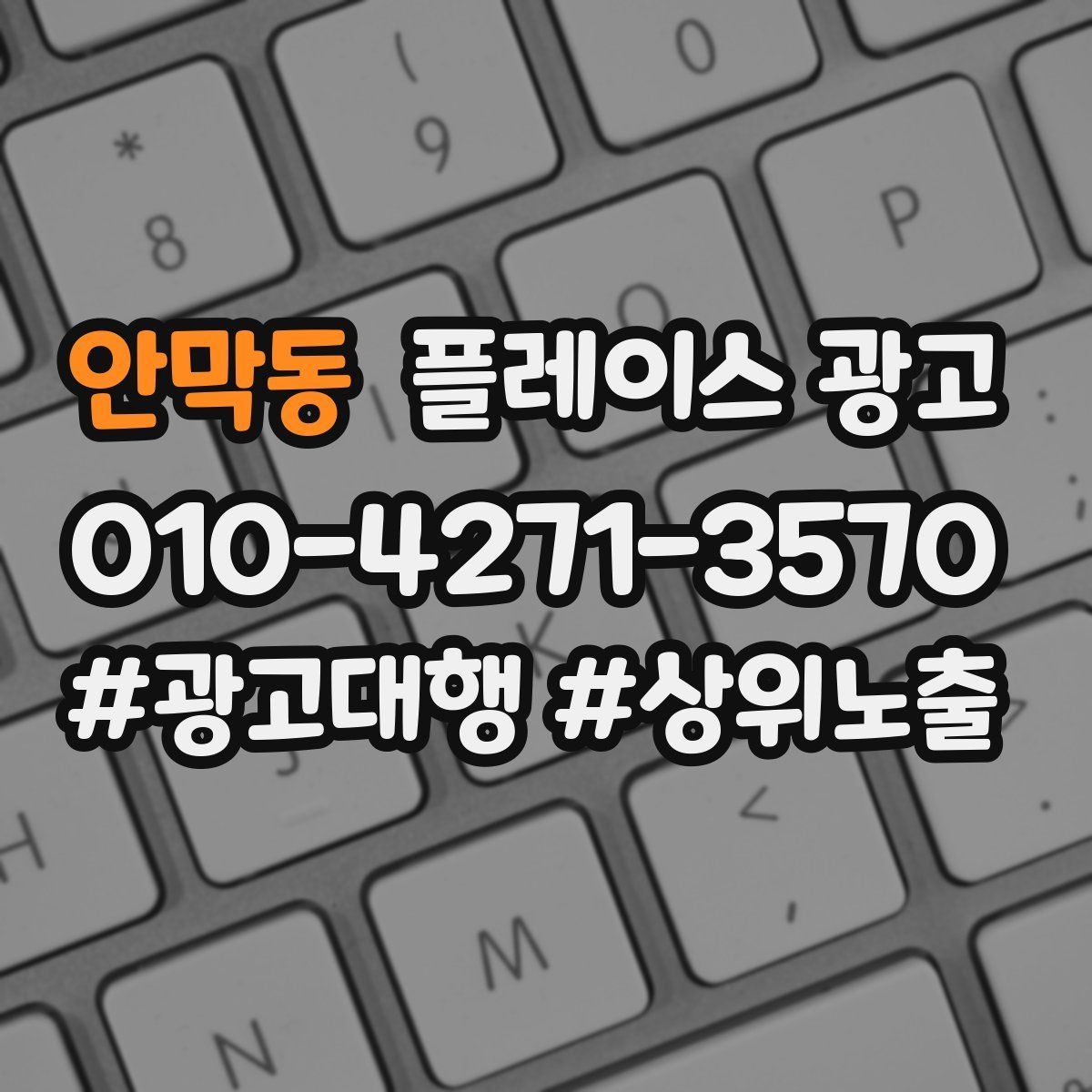 안막동 플레이스 광고