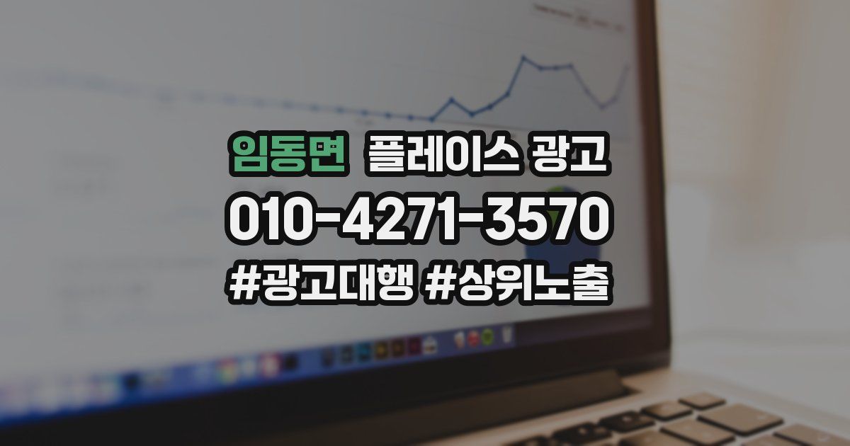 임동면 플레이스 광고